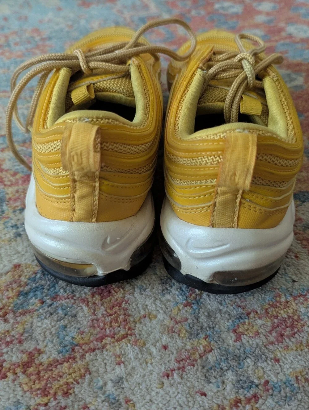 Nike Air Max 97 ‘Mustard’ Yellow 921733 701 Shoes 2018 Sneakers Women's 8.5